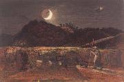 Samuel Palmer Cornfield by Moonlight,with the Evening Star oil painting artist